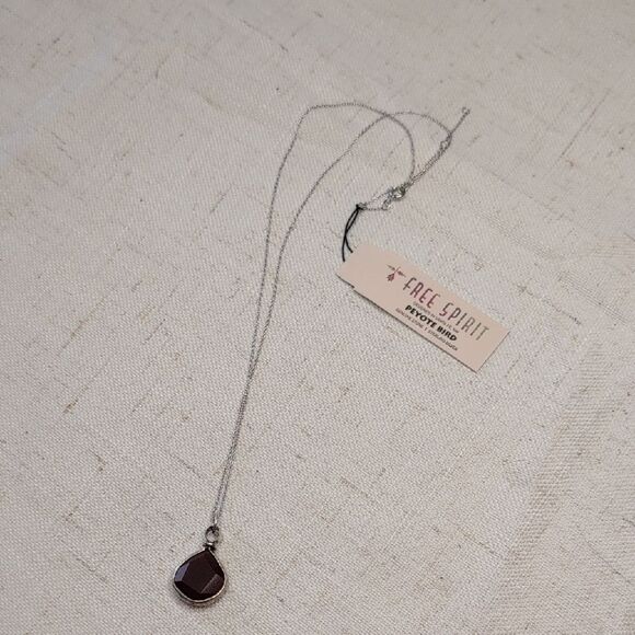 NWT Peyote Bird Smokey Quartz Bezel Sterling Necklace pendant - Picture 2 of 8